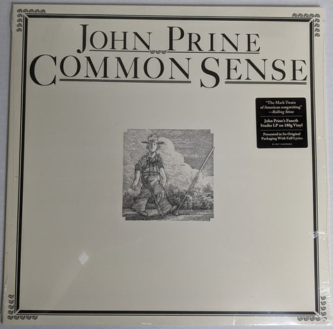 John Prine ‎– Common Sense 180 GRAM VINYL LP
