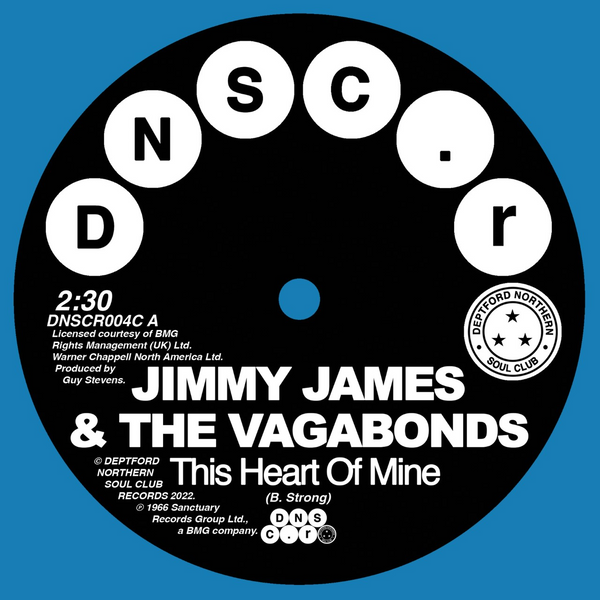 Jimmy James & The Vagabonds & Sonya Spence This Heart Of Mine / Let Love Flow On BLUE COLOURED VINYL 7" (RSD22)