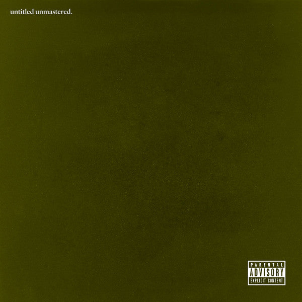 Kendrick Lamar ‎– Untitled Unmastered. - VINYL LP