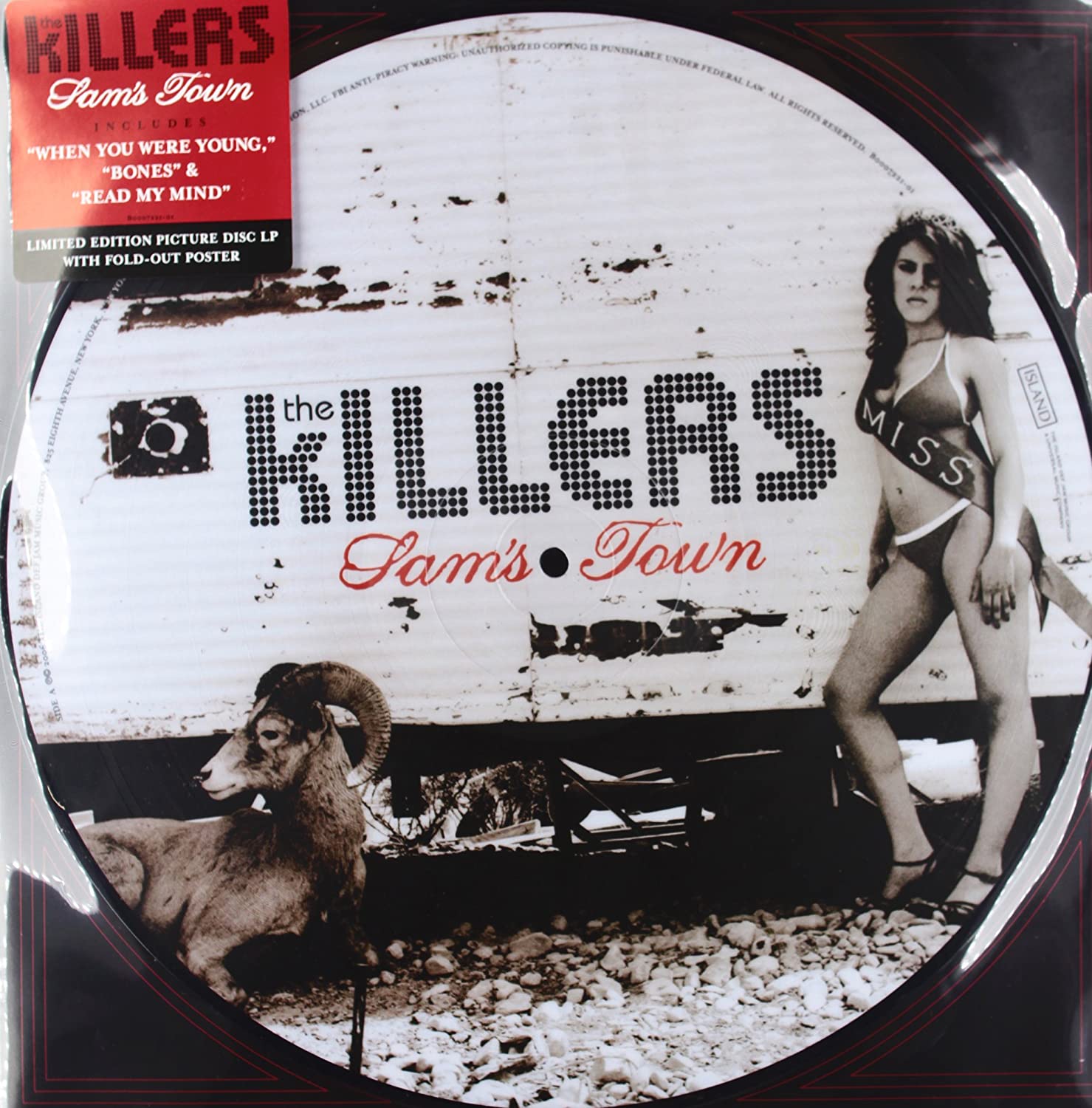 The Killers ‎– Sam's Town PICTURE DISC LP VINYL