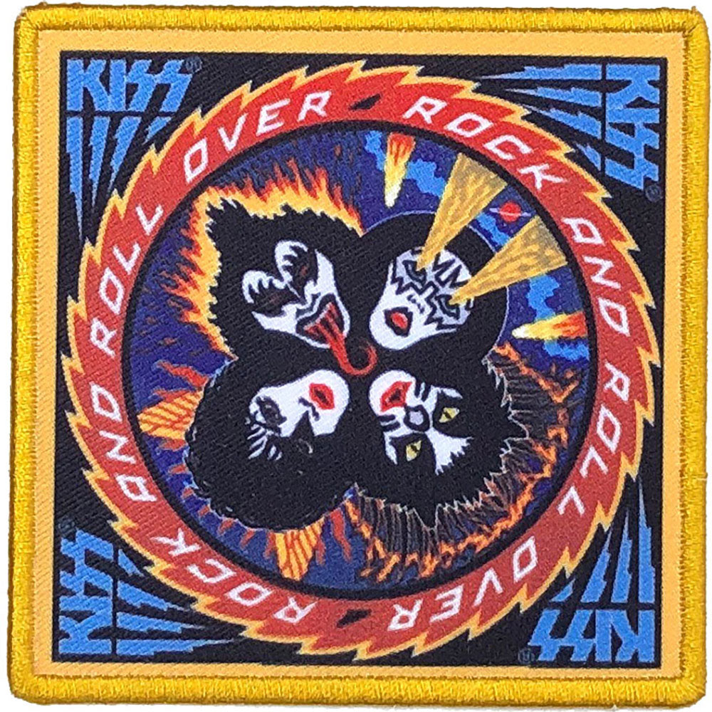 KISS PATCH: ROCK AND ROLL OVER (ALBUM COVER) KISSALBPAT06