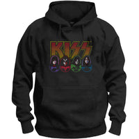 KISS HOODIE: LOGO, FACES & ICONS XL KISSHD14MB04