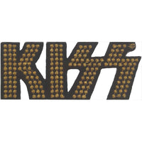 KISS Patch: Gold Studded Logo KISSPAT12