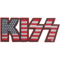 KISS PATCH: AMERICAN FLAG LOGO KISSPAT14