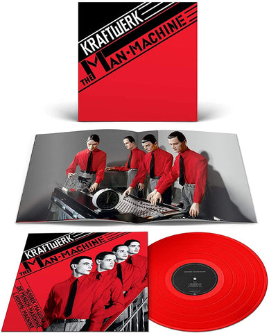 Kraftwerk The Man Machine TRANSLUCENT RED COLOURED VINYL LP