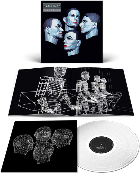 Kraftwerk - Techno Pop - CLEAR COLOURED VINYL LP & 16 PAGE BOOKLET - NEW