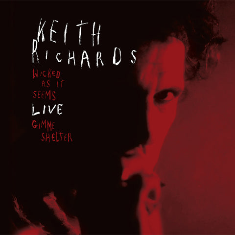 Keith Richards	Wicked As It Seems/Gimme Shelter (live) RED COLOURED VINYL 7"