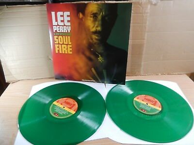 Lee Perry & The Upsetters Soul Fire 2 x GREEN COLOURED VINYL 180 GRAM LP SET