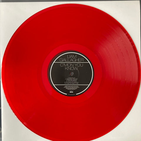 Liam Gallagher – C'mon You Know - RED COLOURED VINYL LP - EXCLUSIVE