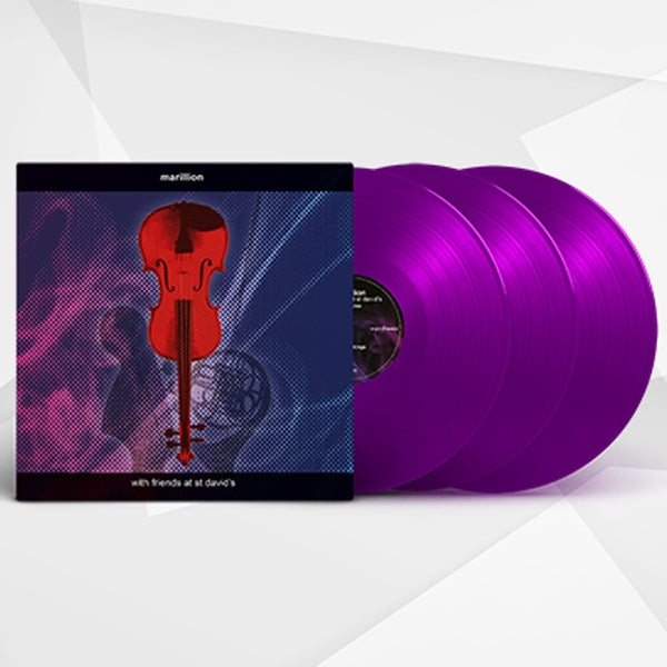 Marillion With Friends at St. David's 3 x VIOLET COLOURED VINYL LP SET