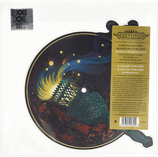 Mastodon ‎– Fallen Torches - SHAPED PICTURE DISC VINYL