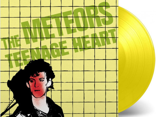 The Meteors ‎– Teenage Heart YELLOW COLOURED VINYL LP NUMBERED