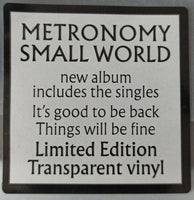 Metronomy – Small World - TRANSPARENT COLOURED VINYL LP