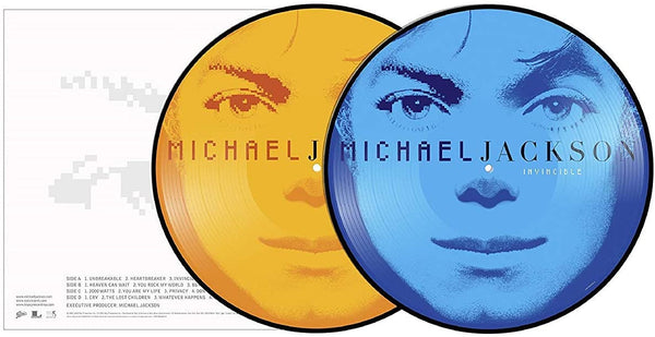 Michael Jackson ‎– Invincible 2 x PICTURE DISC VINYL LP