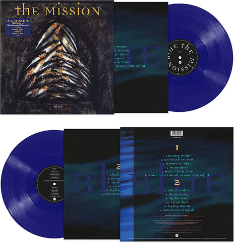 The Mission ‎– Blue BLUE COLOURED VINYL 180 GRAM LP