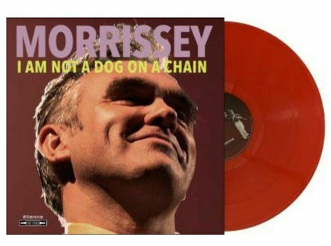 Morrissey I Am Not A Dog On A Chain CLEAR RED VINYL LP RECORD (WARNER)