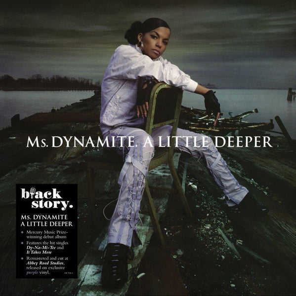 Ms Dynamite A Little Deeper 2 x PURPLE COLOURED VINYL LP SET