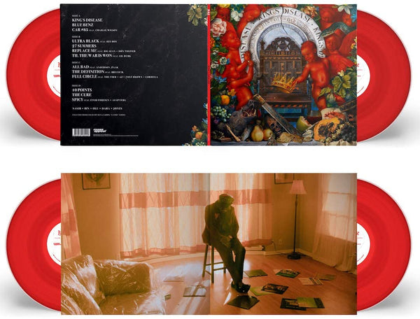 Nas ‎– King's Disease 2 x RED COLOURED VINYL LP SET