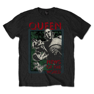 QUEEN T-SHIRT: NEWS OF THE WORLD LARGE QUTS05MB