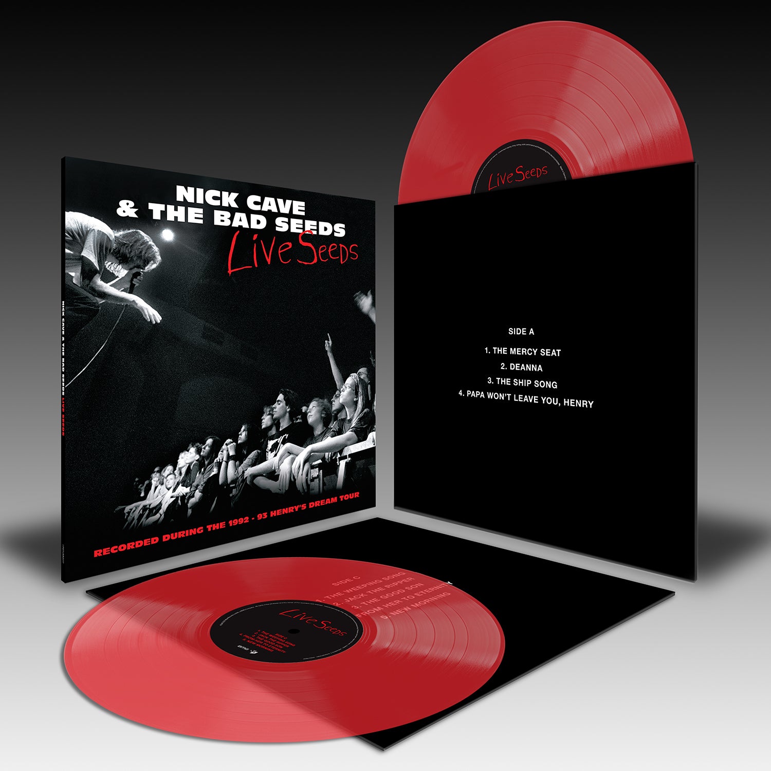 Nick Cave & The Bad Seeds Live Seeds 2 x RED COLOURED VINYL LP (RSD22)