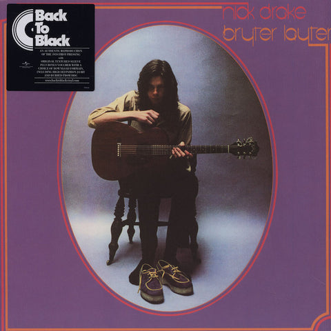 nick drake bryter layter LP with TEXTURED SLEEVE As Originally Released (UNIVERSAL)