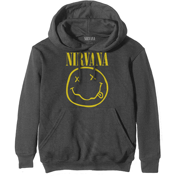 NIRVANA HOODIE: YELLOW SMILEY NIRVHD04MC02 MEDIUM