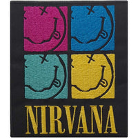 NIRVANA PATCH: SMILEY SQUARES NIRVPAT10