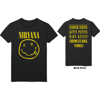 NIRVANA T-SHIRT: FLOWER SNIFFIN MEDIUM NIRVTS07MB02