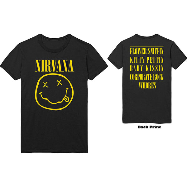 NIRVANA T-SHIRT: FLOWER SNIFFIN XL NIRVTS07MB04