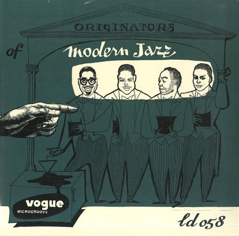 originators of modern jazz - dizzy gillespie, charlie parker, miles davis and fats navarro LP (MULTIPLE)