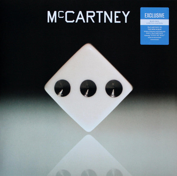 Paul McCartney ‎– McCartney III - BLUE COLOURED VINYL LP
