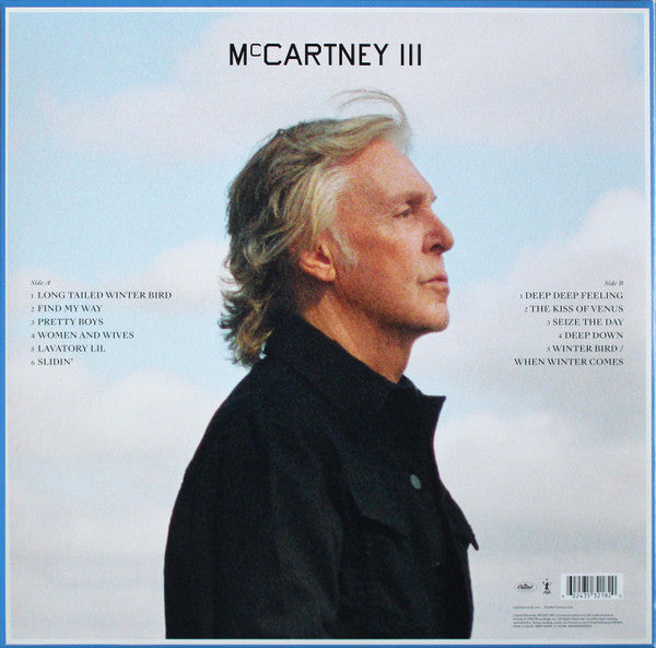 Paul McCartney ‎– McCartney III - BLUE COLOURED VINYL LP