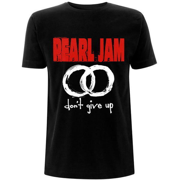 PEARL JAM T-SHIRT: DON'T GIVE UP MEDIUM PJTS01MB02