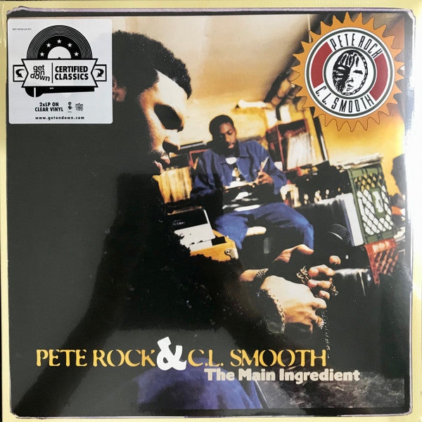 Pete Rock & C.L. Smooth – The Main Ingredient - 2 x CLEAR COLOURED VINYL LP SET