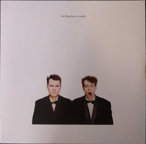Pet Shop Boys Actually LP (WARNER)