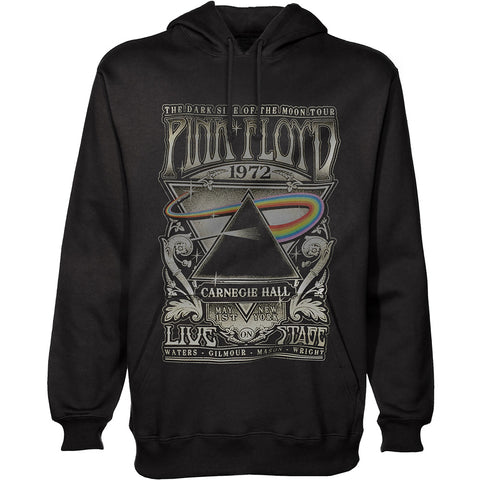 PINK FLOYD PULLOVER HOODIE: CARNEGIE HALL POSTER SMALL PFHD78MB01