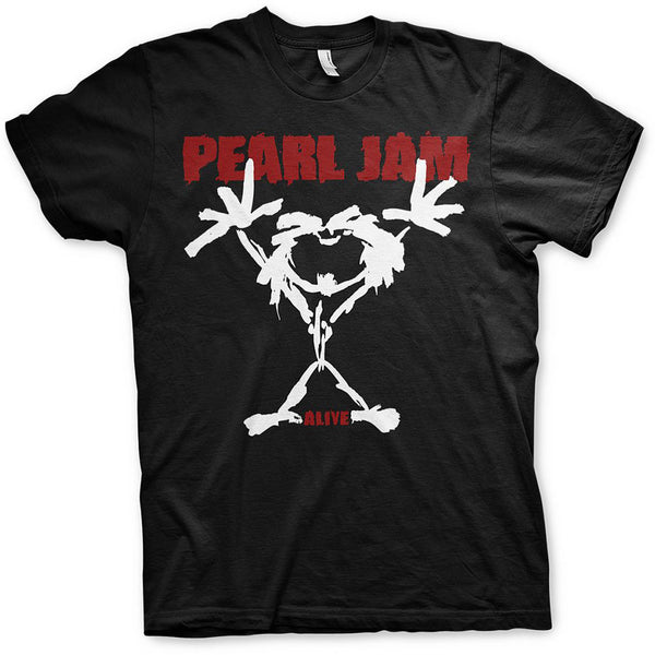 PEARL JAM T-SHIRT: STICKMAN LARGE PJTS02MB03