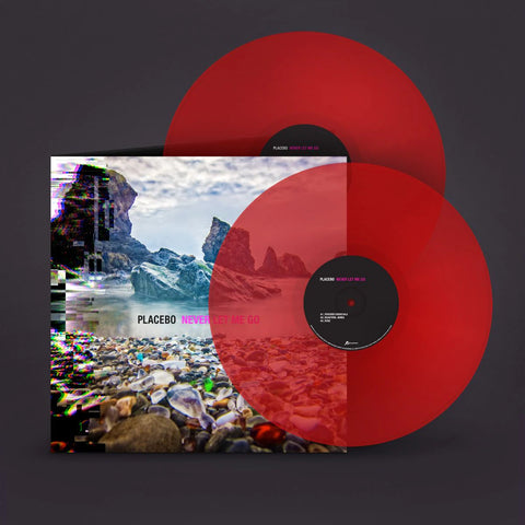 Placebo - Never Let Me Go  - 2 x TRANSPARENT RED COLOURED VINYL LP SET