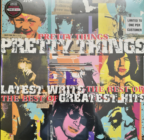 Pretty Things ‎– Latest Writs The Best Of... Greatest Hits - TURQUOISE COLOURED VINYL LP