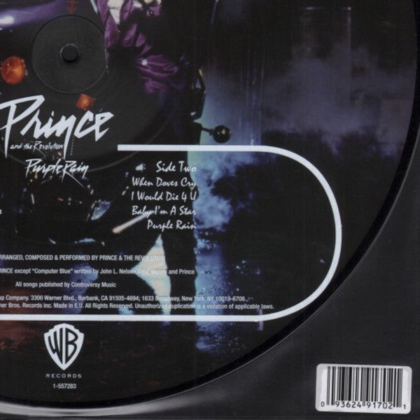 Prince And The Revolution ‎– Purple Rain - PICTURE DISC VINYL LP