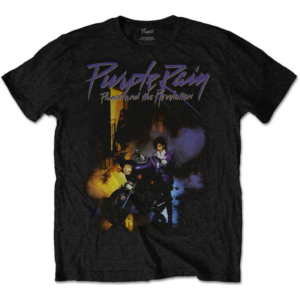 PRINCE UNISEX TEE: PURPLE RAIN MEDIUM PRINTS01MB02