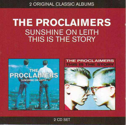 the proclaimers sunshine on leith / this is the story 2 x CD SET (WARNER)