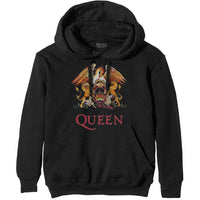 QUEEN UNISEX PULLOVER HOODIE: CLASSIC CREST XXXL QUHD03MB06