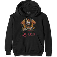 QUEEN UNISEX PULLOVER HOODIE: CLASSIC CREST QUHD03MB05 XXL