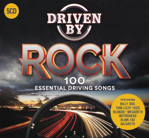 Driven By Rock - 100 Essential Driving Songs - Various - 5 x CD SET
