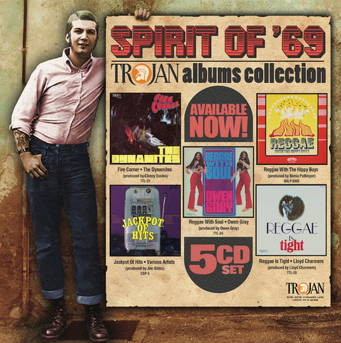 Various – Spirit Of '69: Trojan Albums Collection 5 x CD Box Set