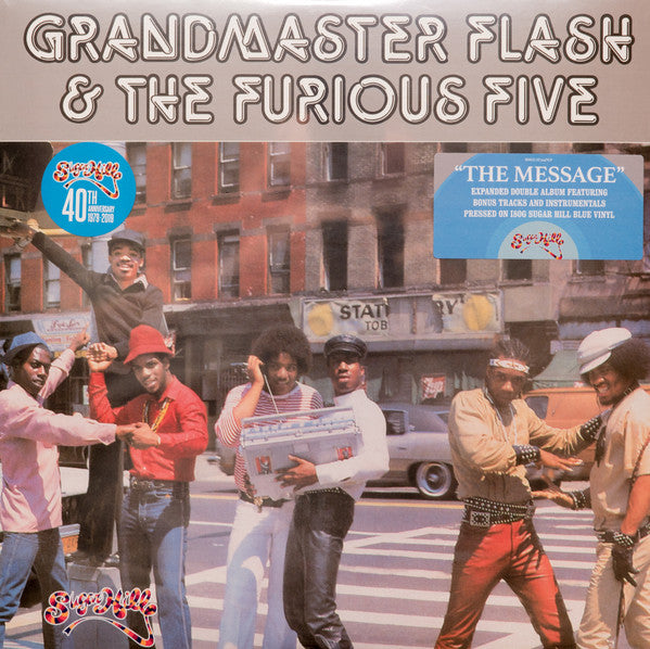 Grandmaster Flash & The Furious Five - The Message LIMITED EDITION BLUE VINYL 2 x LP SET (used)