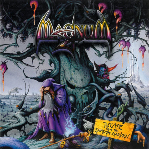 Magnum - Escape From The Shadow Garden - 2 x MARBLED BLUE COLOURED VINYL LP + CD SET (used)