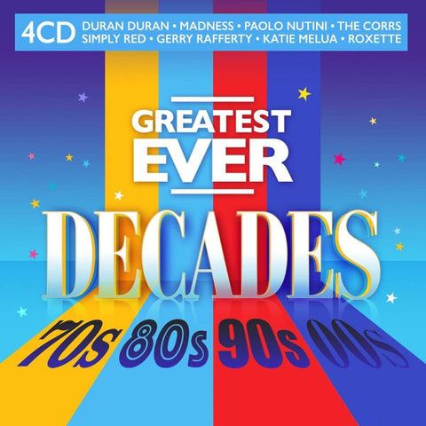 Greatest Ever Decades 70s 80s 90s 00s Various - 4 x CD SET