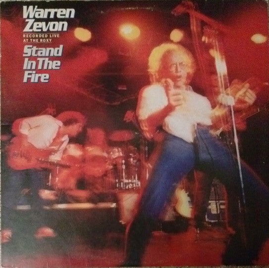 Warren Zevon Stand In The Fire CARD COVER CD